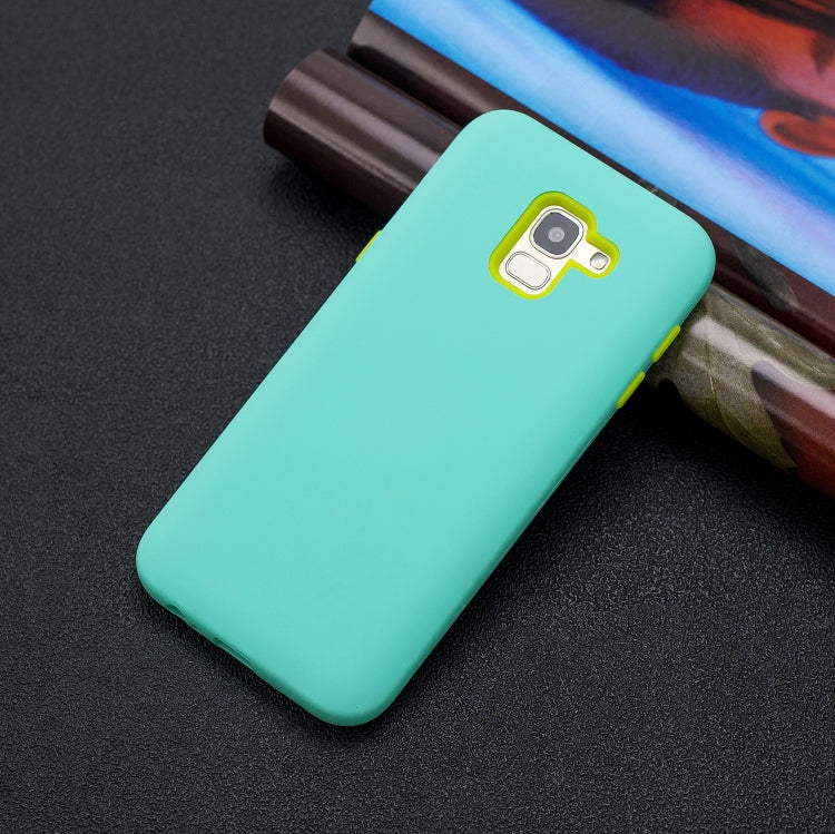 For Galaxy J6 (2018) 3 in 1 Shockproof PC + Silicon Case