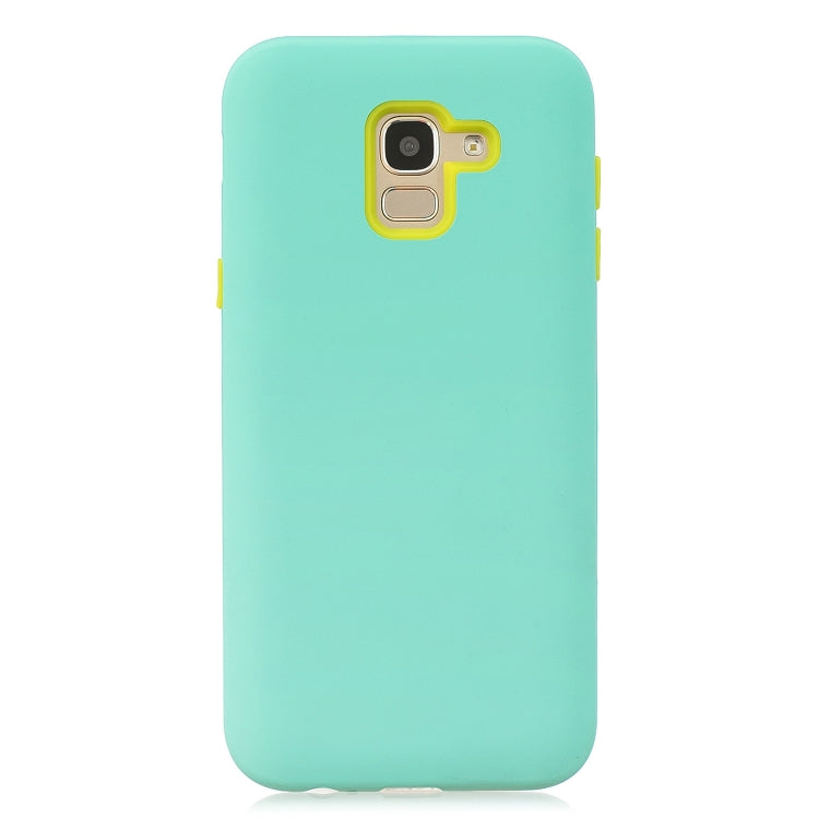 For Galaxy J6 (2018) 3 in 1 Shockproof PC + Silicon Case