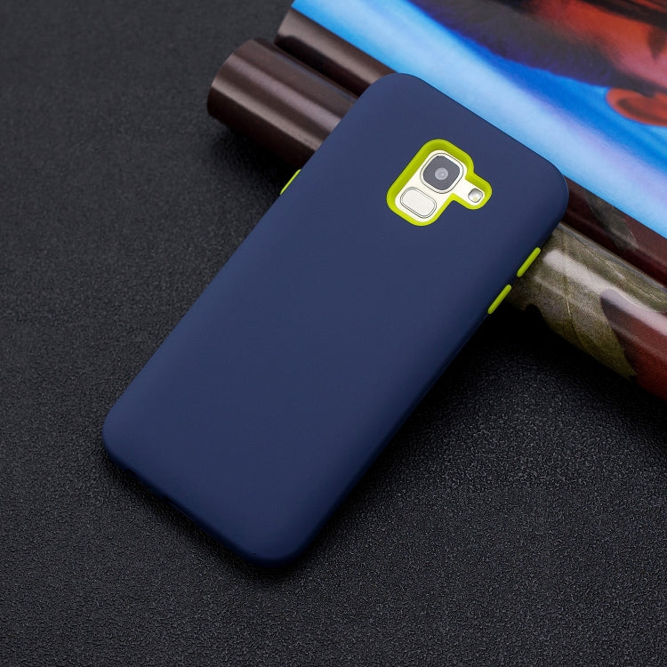For Galaxy J6 (2018) 3 in 1 Shockproof PC + Silicon Case