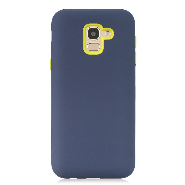 For Galaxy J6 (2018) 3 in 1 Shockproof PC + Silicon Case