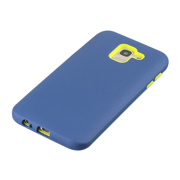 For Galaxy J6 (2018) 3 in 1 Shockproof PC + Silicon Case