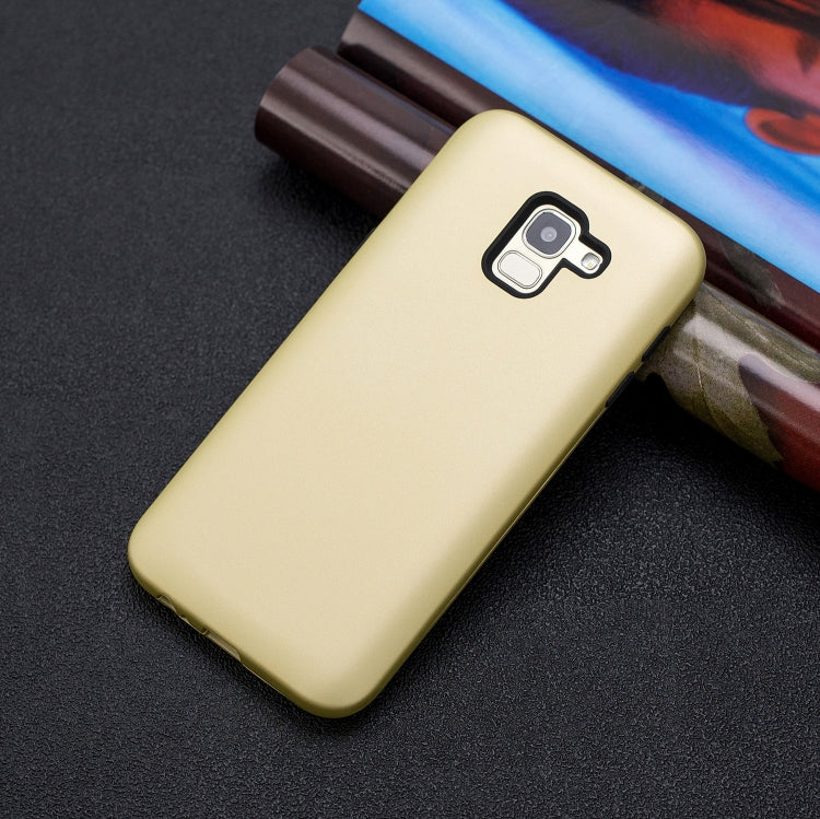 For Galaxy J6 (2018) 3 in 1 Shockproof PC + Silicon Case