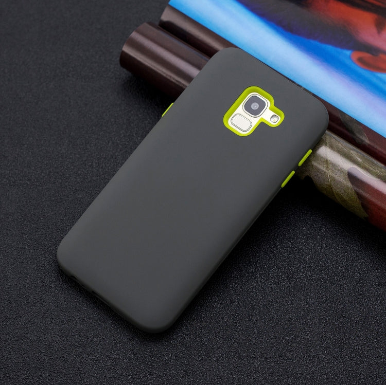 For Galaxy J6 (2018) 3 in 1 Shockproof PC + Silicon Case