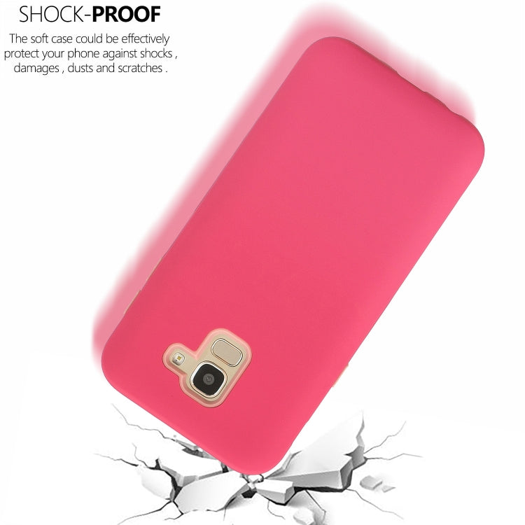 For Galaxy J6 (2018) 3 in 1 Shockproof PC + Silicon Case