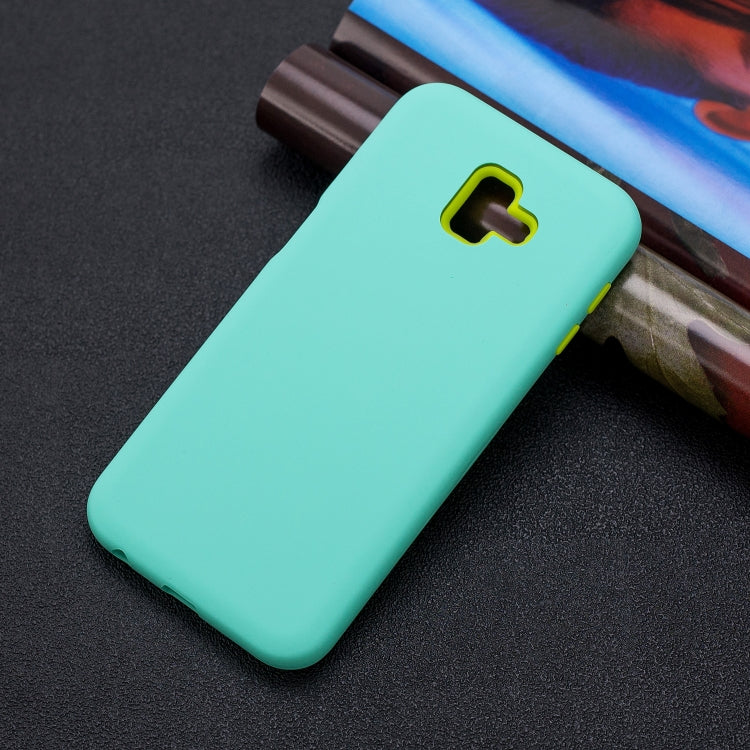 For Galaxy J6+ 3 in 1 Shockproof PC + Silicon Case