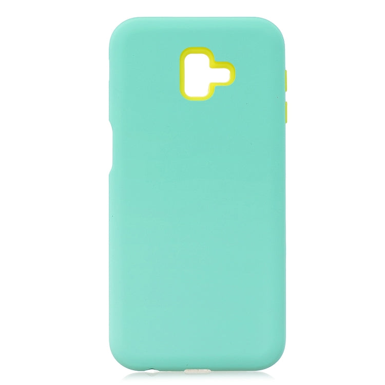 For Galaxy J6+ 3 in 1 Shockproof PC + Silicon Case