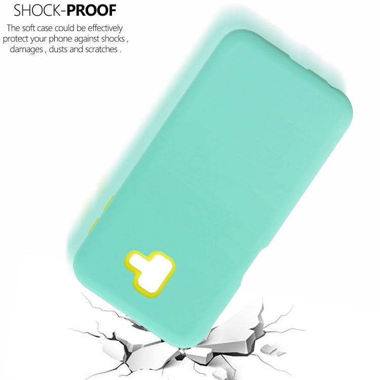 For Galaxy J6+ 3 in 1 Shockproof PC + Silicon Case