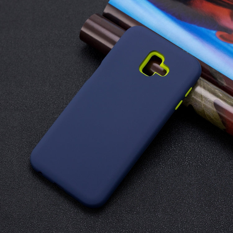 For Galaxy J6+ 3 in 1 Shockproof PC + Silicon Case