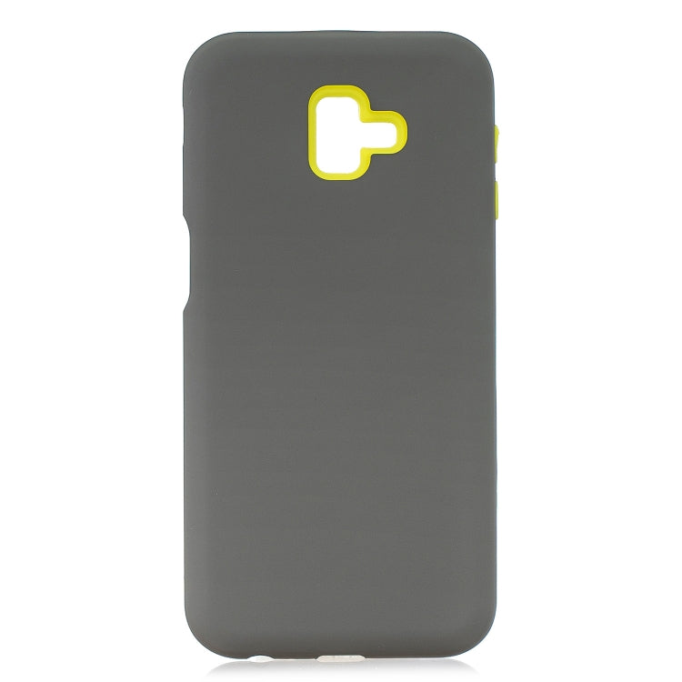 For Galaxy J6+ 3 in 1 Shockproof PC + Silicon Case