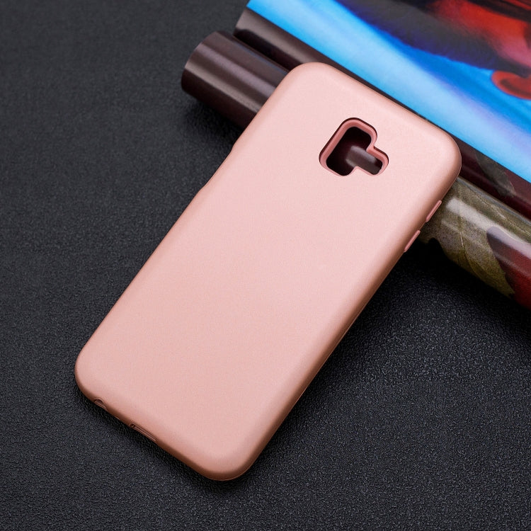 For Galaxy J6+ 3 in 1 Shockproof PC + Silicon Case