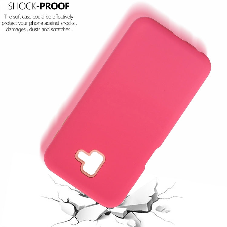For Galaxy J6+ 3 in 1 Shockproof PC + Silicon Case