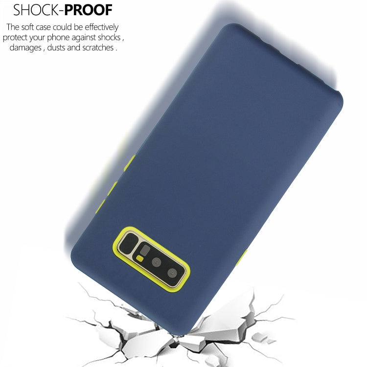 For Galaxy Note8 3 in 1 Shockproof PC + Silicon Case