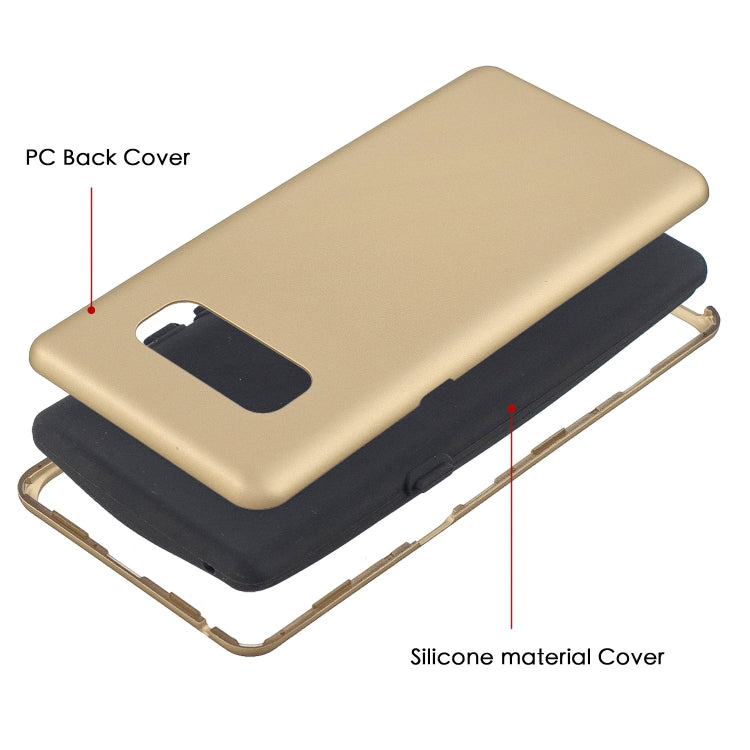 For Galaxy Note8 3 in 1 Shockproof PC + Silicon Case