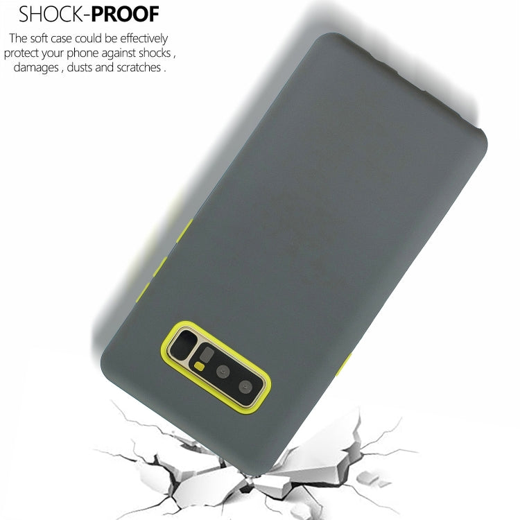 For Galaxy Note8 3 in 1 Shockproof PC + Silicon Case