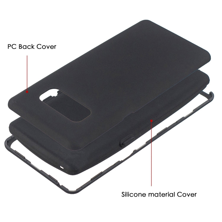 For Galaxy Note8 3 in 1 Shockproof PC + Silicon Case