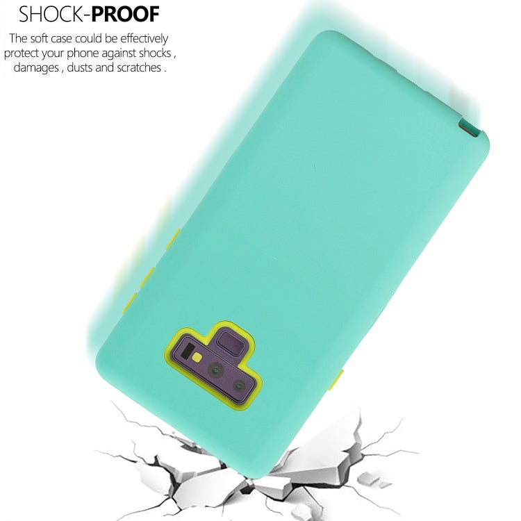 For Galaxy Note9 3 in 1 Shockproof PC + Silicon Case