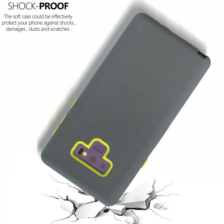 For Galaxy Note9 3 in 1 Shockproof PC + Silicon Case