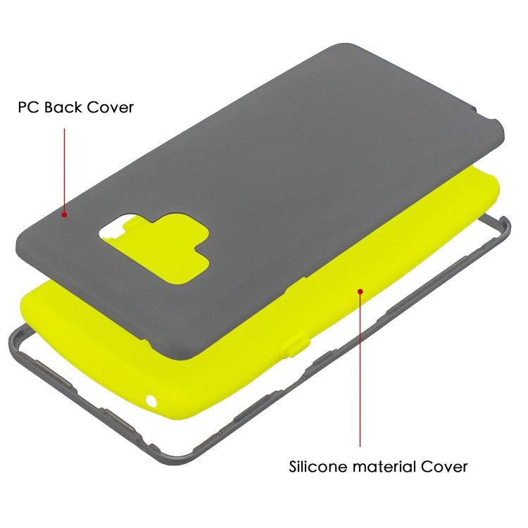 For Galaxy Note9 3 in 1 Shockproof PC + Silicon Case