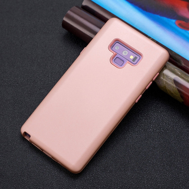 For Galaxy Note9 3 in 1 Shockproof PC + Silicon Case