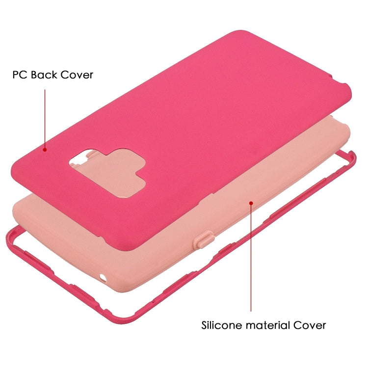 For Galaxy Note9 3 in 1 Shockproof PC + Silicon Case
