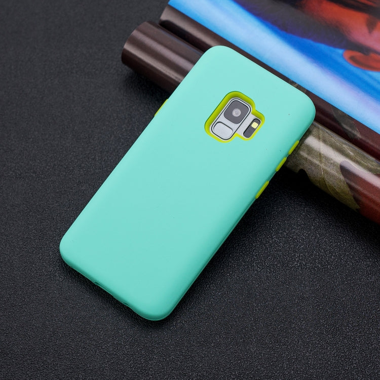 For Galaxy S9 3 in 1 Shockproof PC + Silicon Case