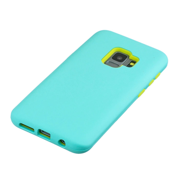 For Galaxy S9 3 in 1 Shockproof PC + Silicon Case