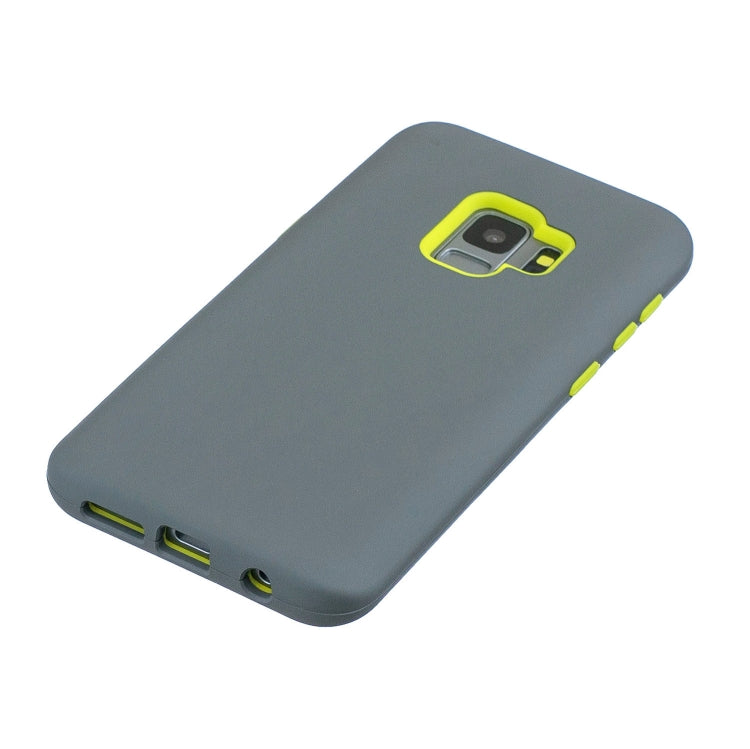 For Galaxy S9 3 in 1 Shockproof PC + Silicon Case