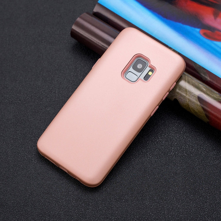 For Galaxy S9 3 in 1 Shockproof PC + Silicon Case