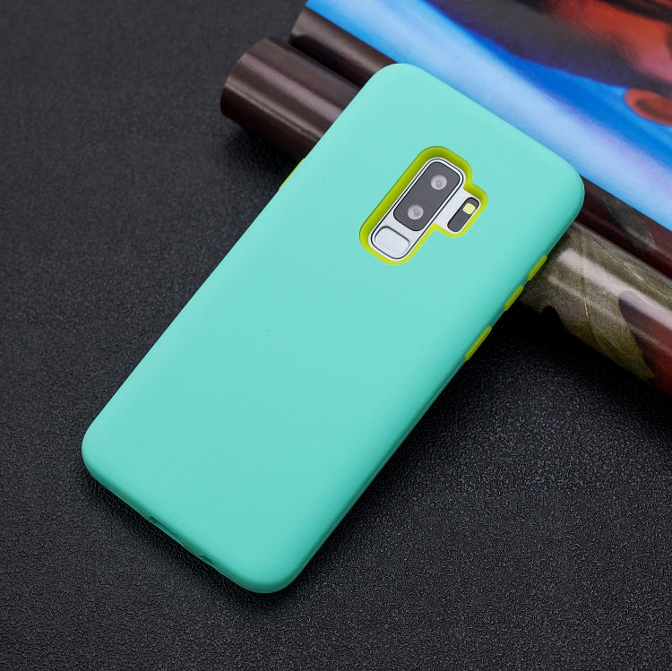 For Galaxy S9+ 3 in 1 Shockproof PC + Silicon Case