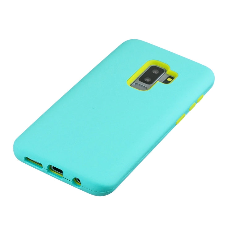 For Galaxy S9+ 3 in 1 Shockproof PC + Silicon Case