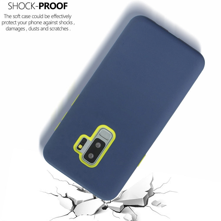 For Galaxy S9+ 3 in 1 Shockproof PC + Silicon Case