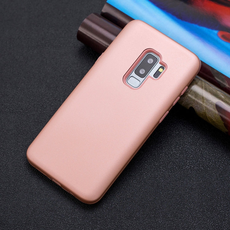 For Galaxy S9+ 3 in 1 Shockproof PC + Silicon Case