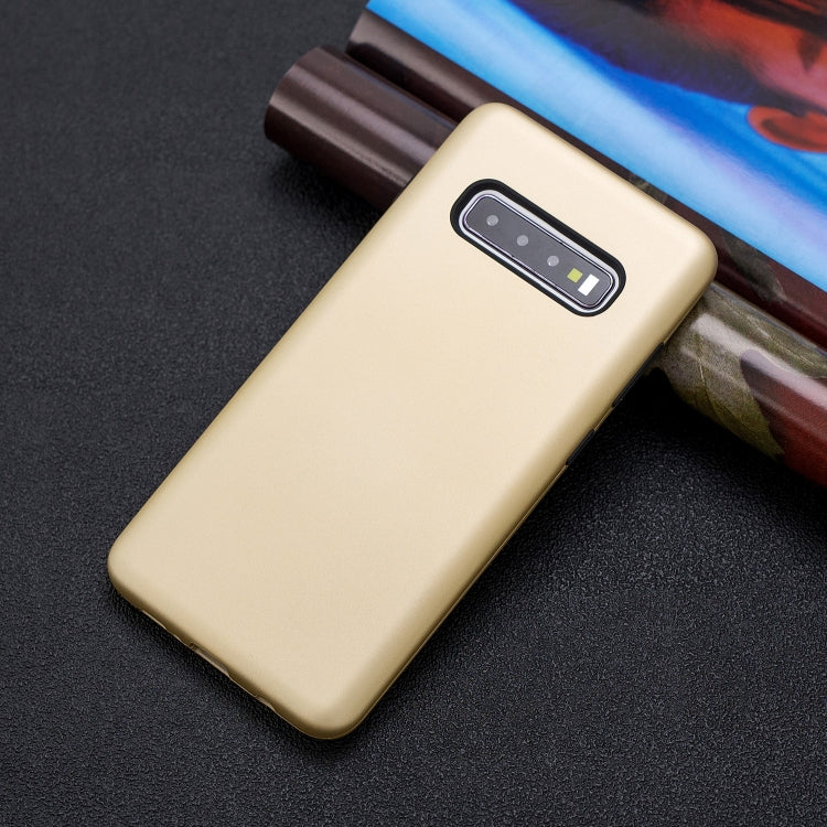 For Galaxy S10 3 in 1 Shockproof PC + Silicon Case