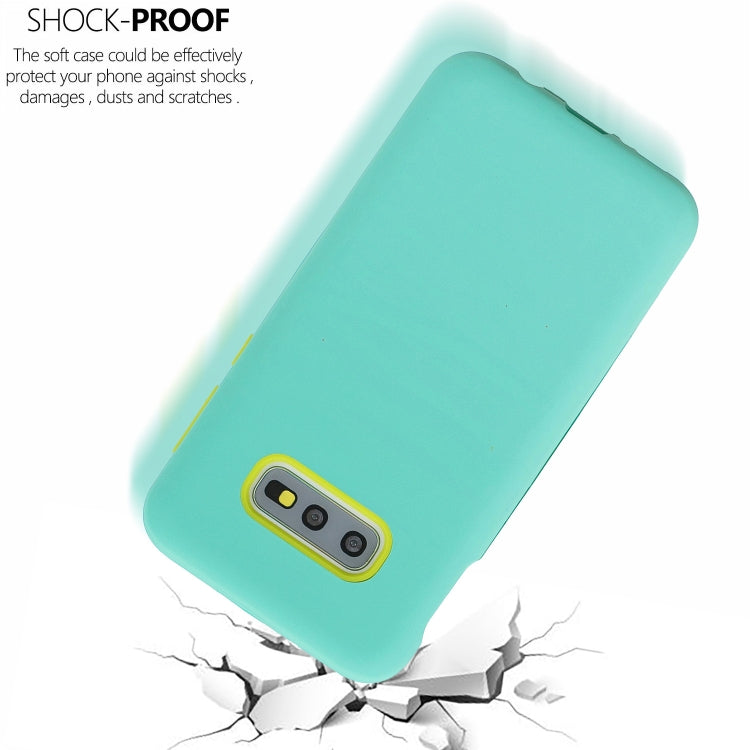 For Galaxy S10e 3 in 1 Shockproof PC + Silicon Case