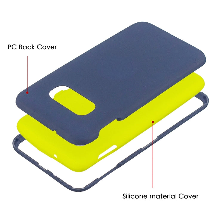 For Galaxy S10e 3 in 1 Shockproof PC + Silicon Case