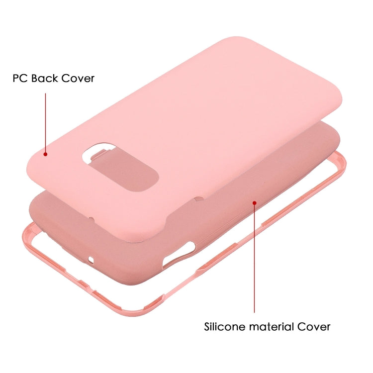 For Galaxy S10e 3 in 1 Shockproof PC + Silicon Case