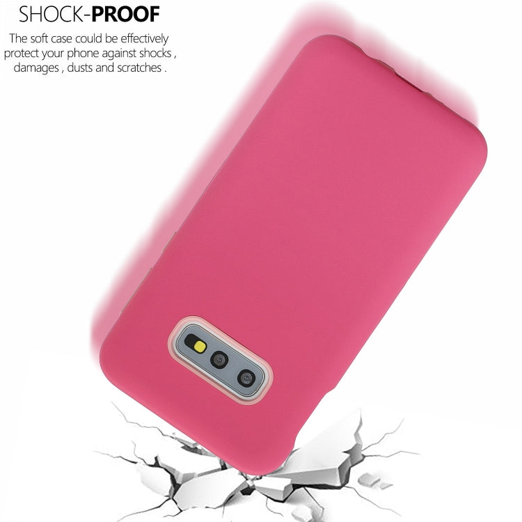 For Galaxy S10e 3 in 1 Shockproof PC + Silicon Case