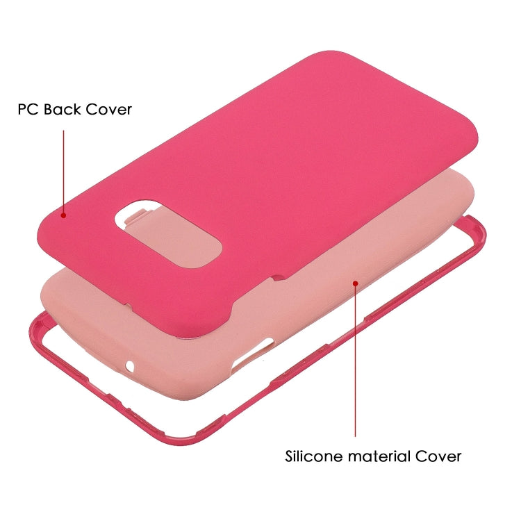 For Galaxy S10e 3 in 1 Shockproof PC + Silicon Case