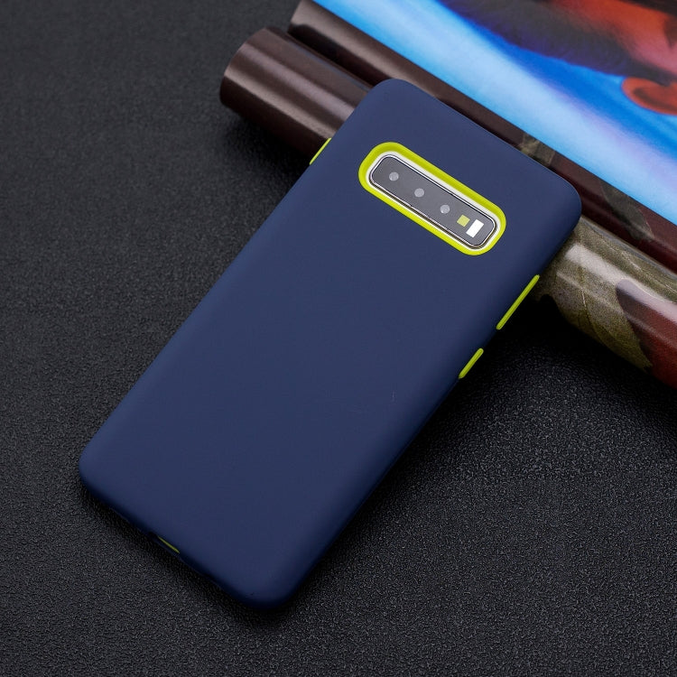 For Galaxy S10+ 3 in 1 Shockproof PC + Silicon Case