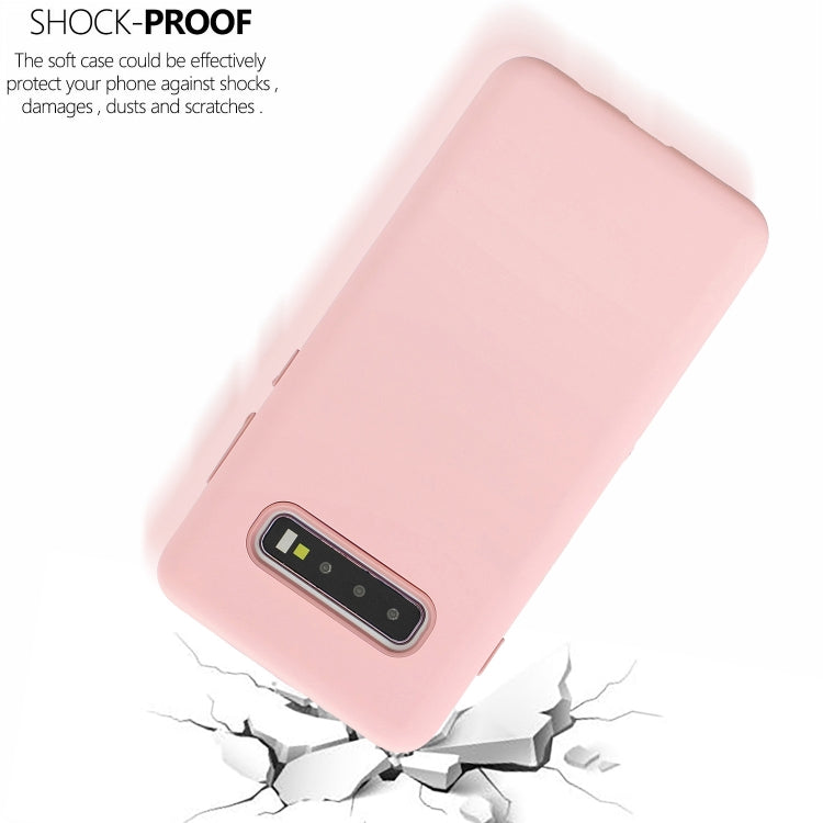 For Galaxy S10+ 3 in 1 Shockproof PC + Silicon Case