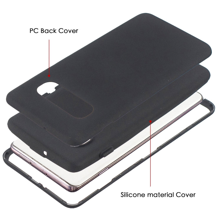 For Galaxy S10+ 3 in 1 Shockproof PC + Silicon Case
