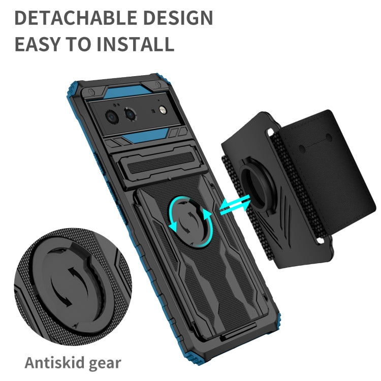 For Google Pixel 6 Armor Wristband Phone Case
