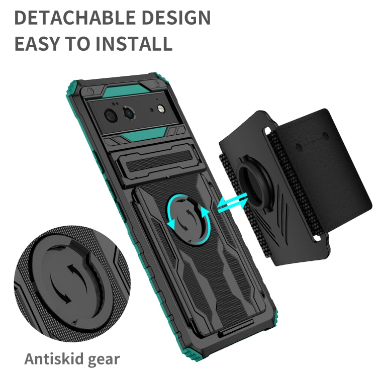 For Google Pixel 6 Armor Wristband Phone Case