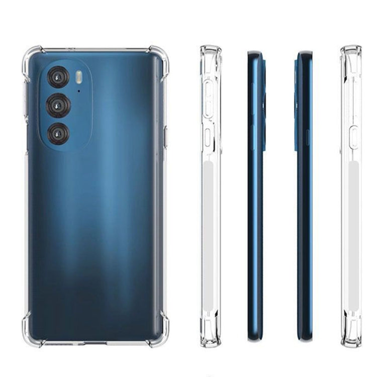 For Motorola Moto Edge X30 Shockproof Non-slip Thickening TPU Phone Case(Transparent)