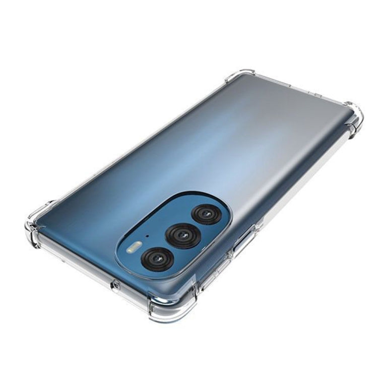 For Motorola Moto Edge X30 Shockproof Non-slip Thickening TPU Phone Case(Transparent)