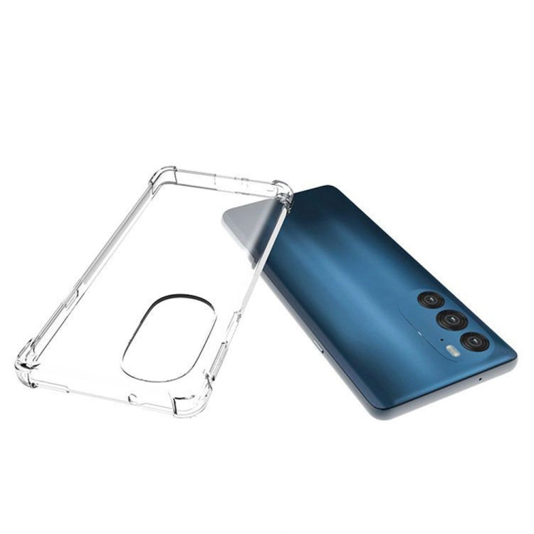 For Motorola Moto Edge X30 Shockproof Non-slip Thickening TPU Phone Case(Transparent)