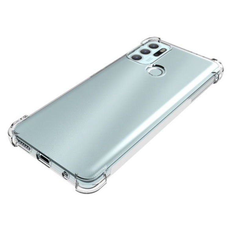For Motorola Moto G60S Shockproof Non-slip Thickening TPU Phone Case(Transparent)
