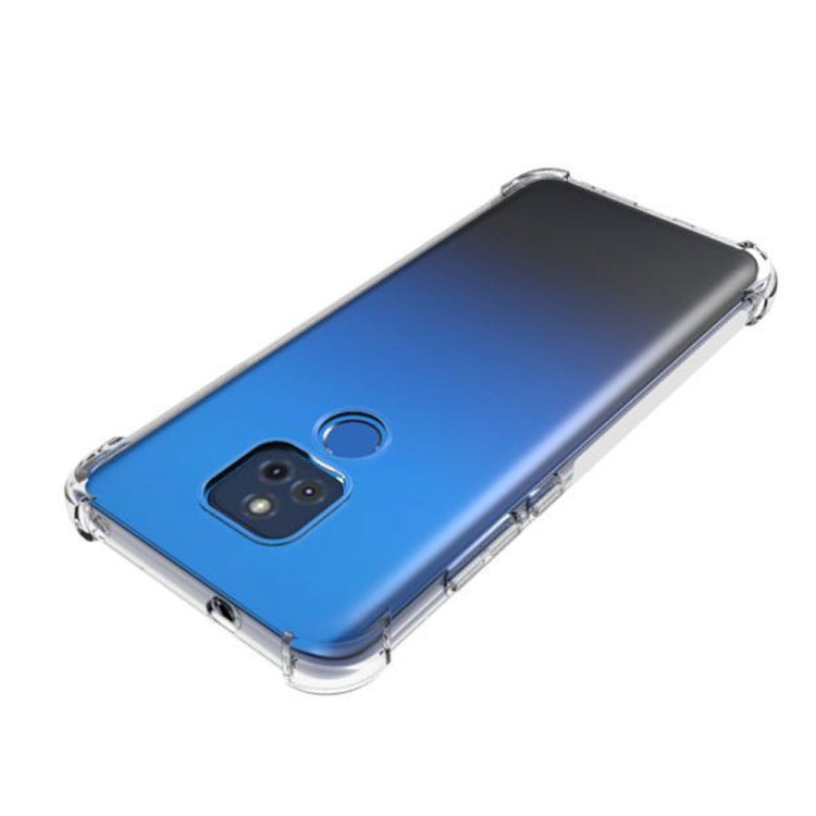 For Motorola Moto G Play 2021 Shockproof Non-slip Thickening TPU Phone Case(Transparent)