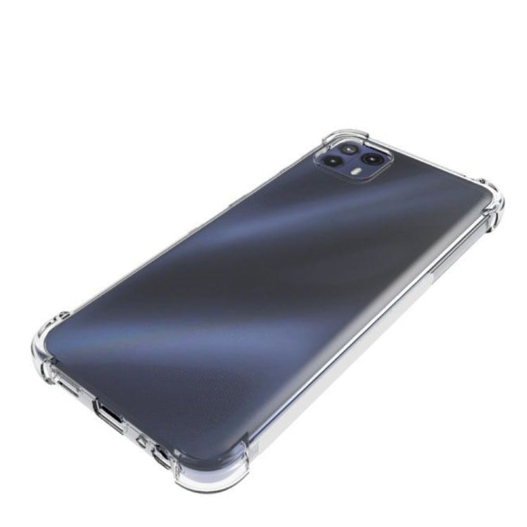 For Motorola Moto G50 5G Shockproof Non-slip Thickening TPU Phone Case(Transparent)