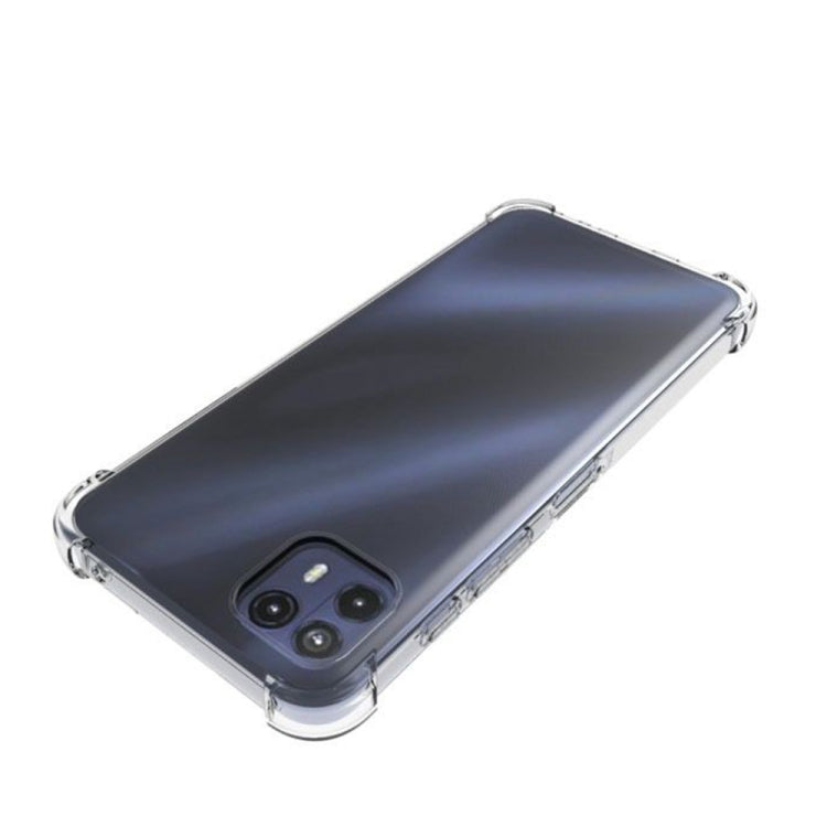 For Motorola Moto G50 5G Shockproof Non-slip Thickening TPU Phone Case(Transparent)